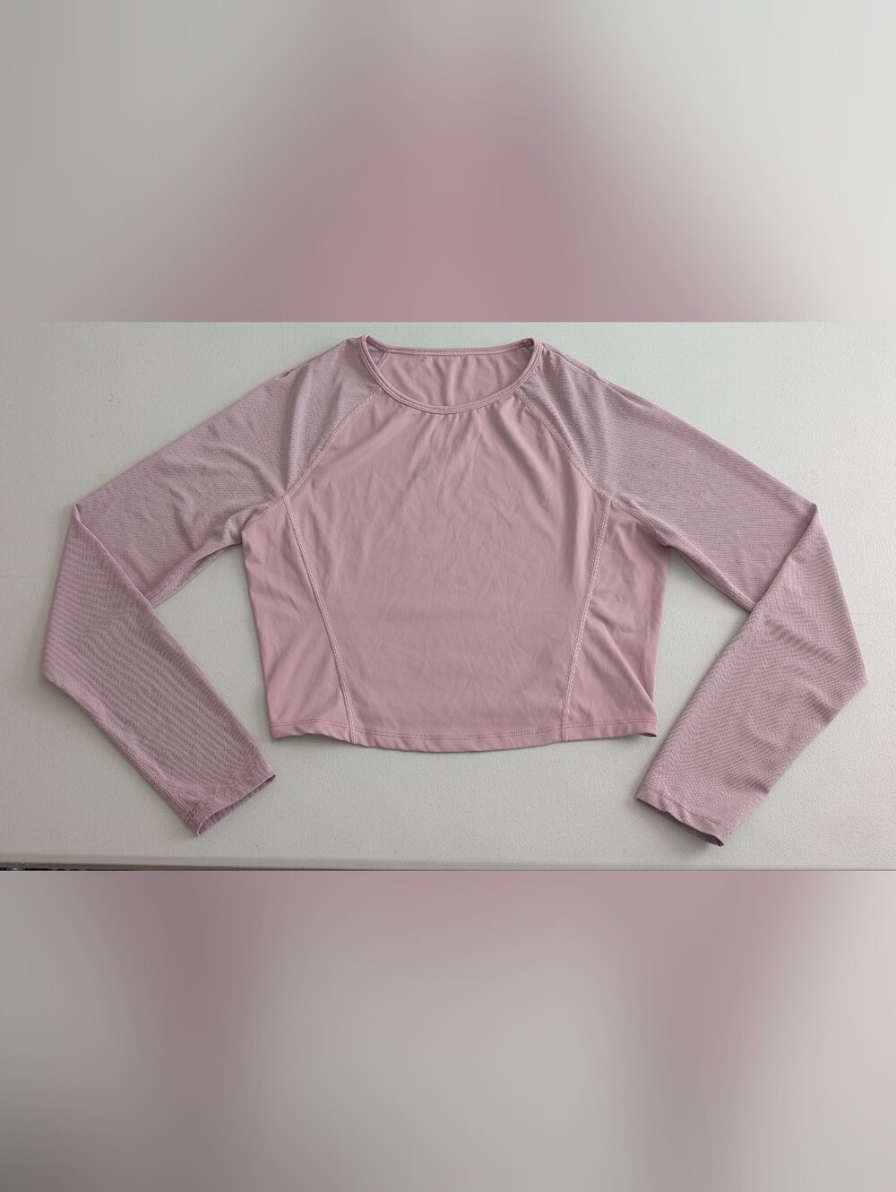 Halara mesh long sleeved shirt, large